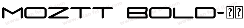 MozTT Bold字体转换